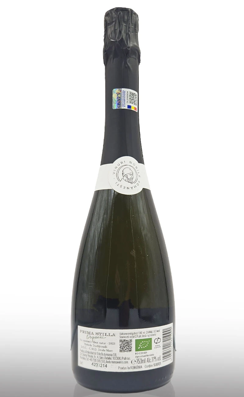 Vin spumant alb brut, Budureasca Prima Stilla